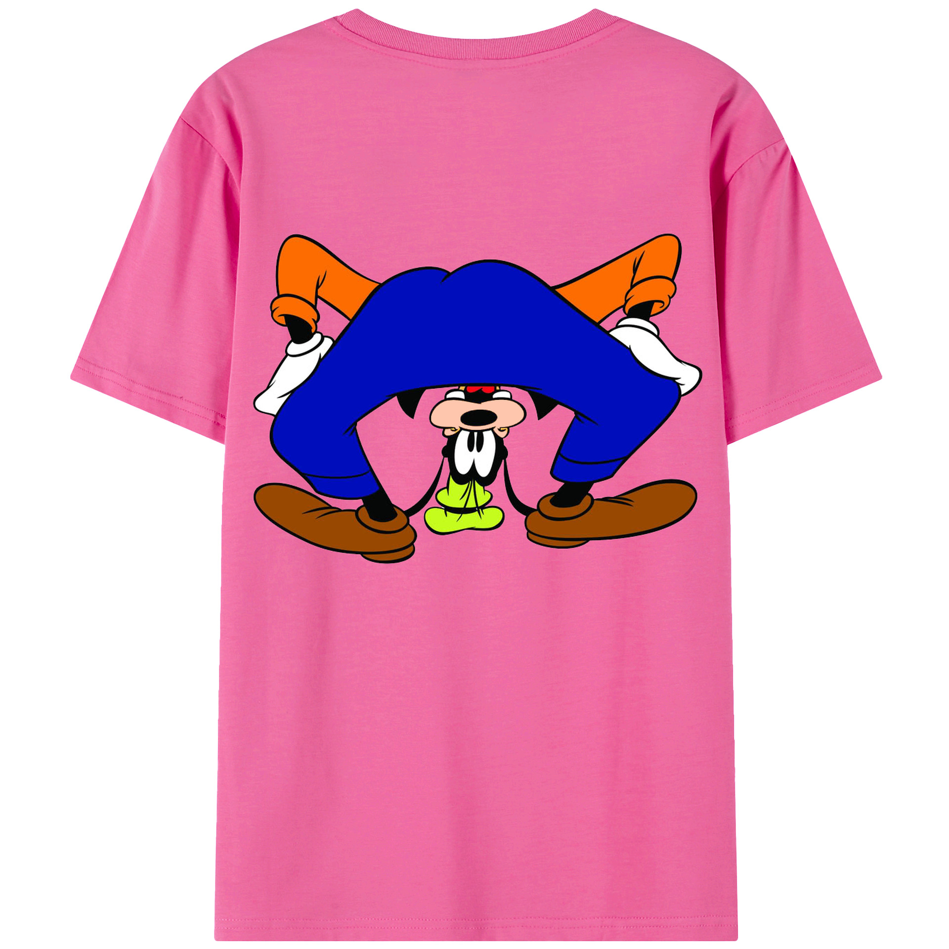 （画像用） ミッキーマウス Mickey Mouse レディース半袖Tシャツ(バックプリント)
